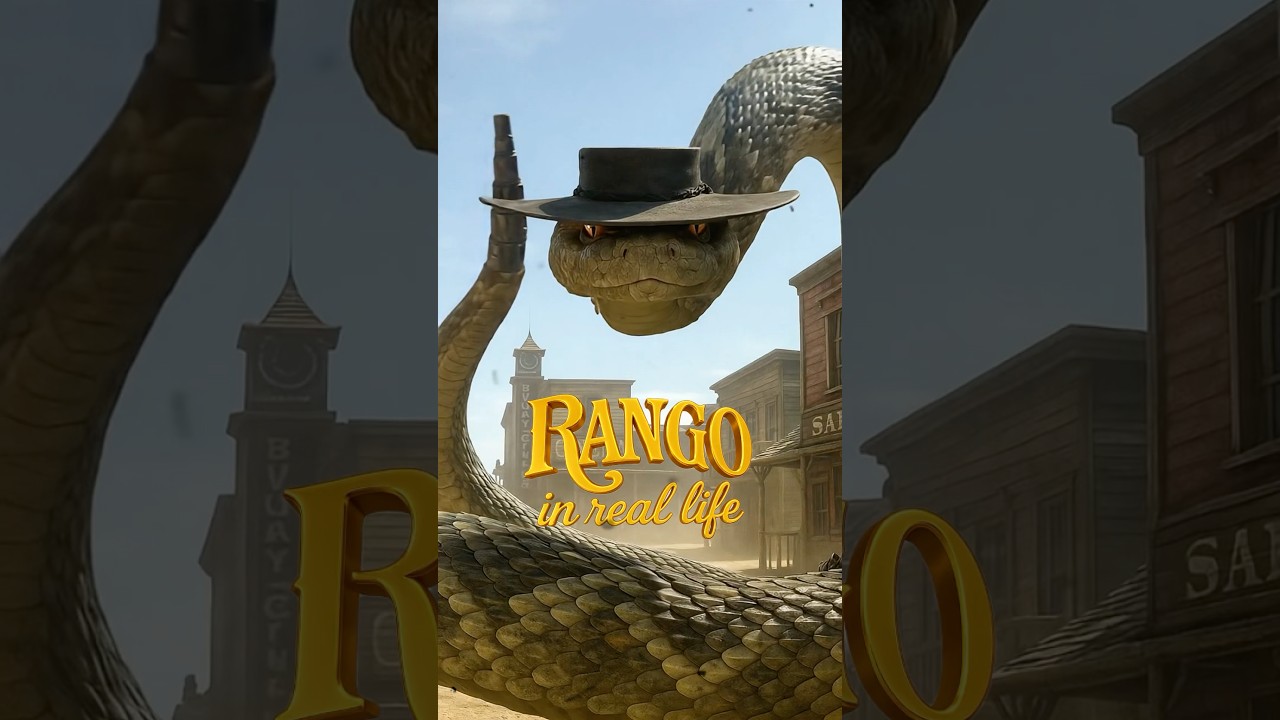 Rango in real life: The Wild West comes alive 🌵😎 