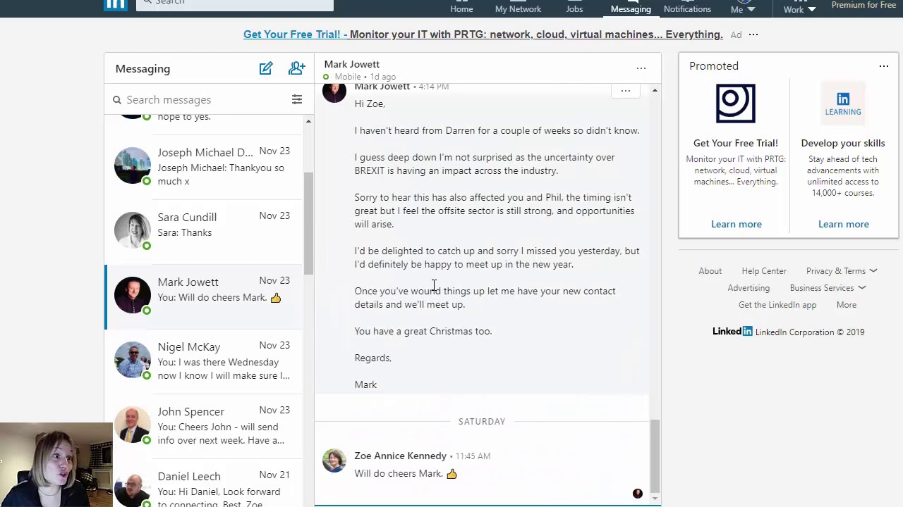 How To Create Trigger Messages in LinkedIn - YouTube
