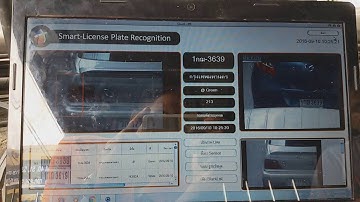 License Plate Recognition (โปรแกรมตรวจจับป้ายทะเบียนรถยนต์อัจฉริยะ)