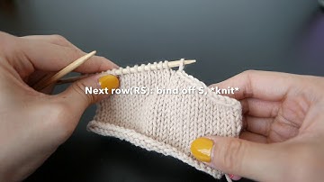 Sloped Bind Off
