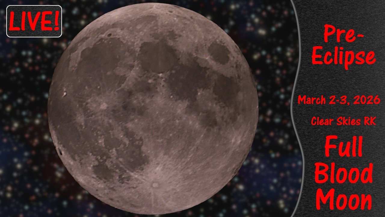 Blood Moon Countdown to Total Lunar Eclipse March 2026 (Live Telescope ...