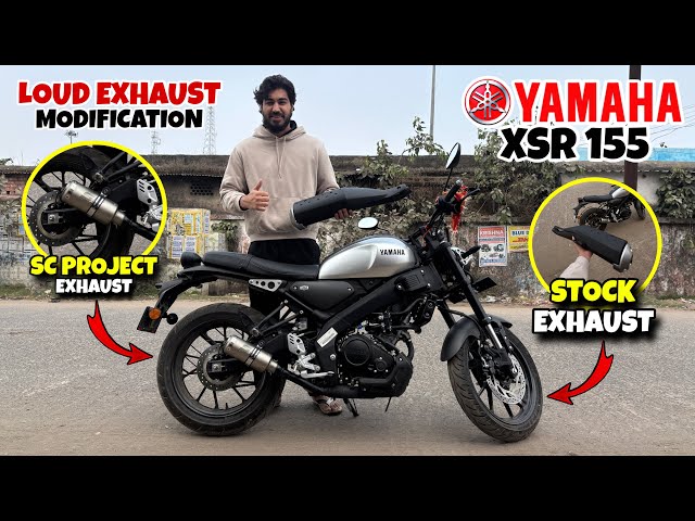 New 2026 Yamaha XSR 155 SC-Project Exhaust Modification | Custom