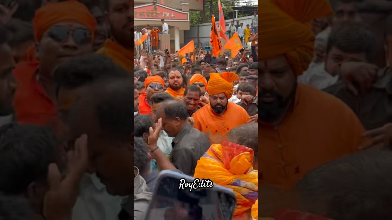 Raja Singh Grand Entry At Ram Navami Shobha Yatra 2024 | Sri Ram Navami Shobha 