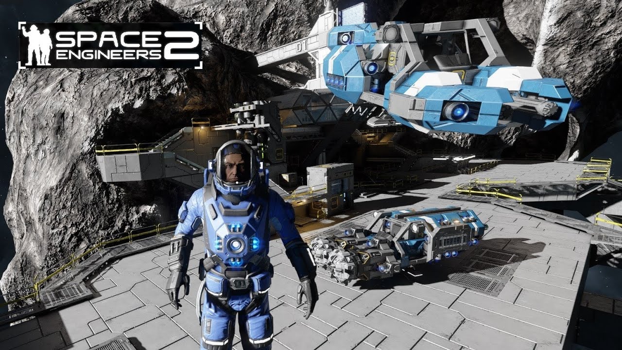 First Look At Bare Bones Of Space Creation ~ Space Engineers 2 - YouTube