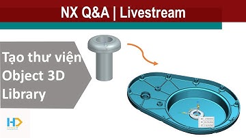 NX Q&A | Tạo thư viện 3D Object trên NX | Create Object Reuse Library in NX