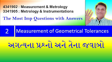 Measurement & Metrology | Ch 2 The Most Imp Que with Answers