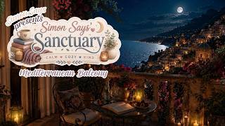 Mediterranean Balcony 🌙🌊 | 2 Hours of Soft Jazz & Distant Sea Sounds | Simon Says’ Sanctuary