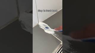 Clean Bathroom Grout in SECONDS!!! #diy #home