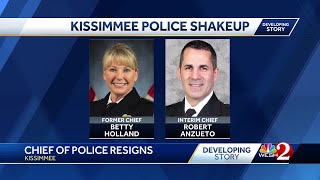 Kissimmee names interim chief of police after chief resigns amid concerns of conduct in department