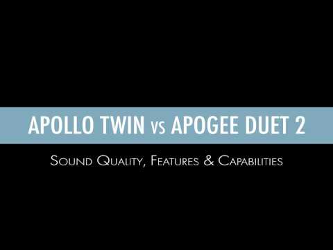 Apollo Twin vs Apogee Duet 2 Review - Sound Quality, Features & Capabilities