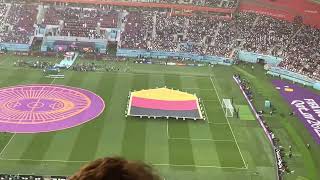 ［現地映像］W杯2022 日本🇯🇵対ドイツ🇩🇪 国歌斉唱