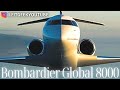 ✅ Bombardier Global 8000 Aircraft Español, Aviones Privados Jets ligeros "Económicos" Avión Top 2020