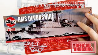  Unboxing- Airfix HMS Devonshire (A03202V)