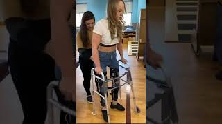 Paraplegic walking to be independent