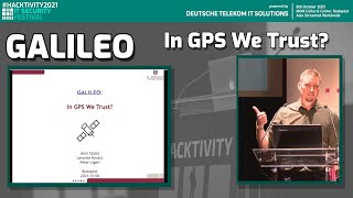 #Hacktivity2021 // GALILEO: In GPS We Trust? screenshot 2