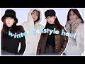 ❄️A Cozy YesStyle WINTER Try-On Haul (Accessories, Boots, Clothing, Skincare & Makeup)🎄