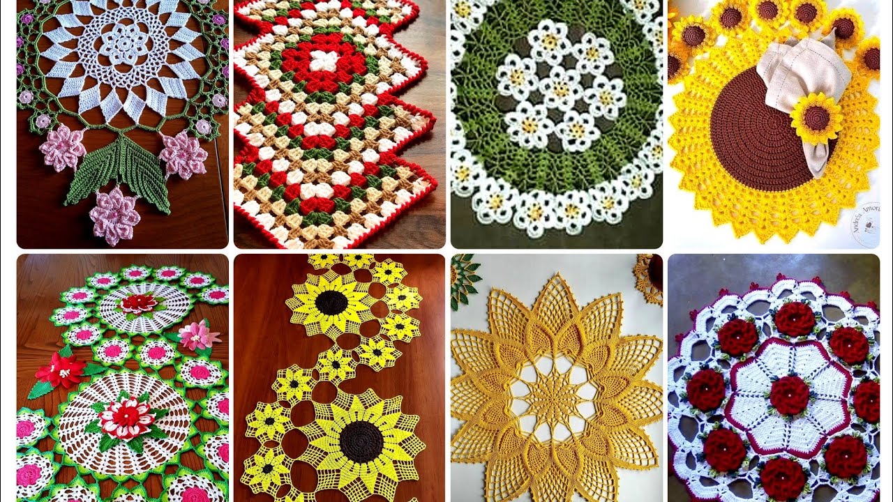 Beautiful & Attractive Crochet Handmade Table Runner Design Ideas/Fabulous Table Cloth patterns 2026