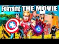 Real Life FORTNITE SECRET Iron Man BOX FORT! (Fortnite The Movie)