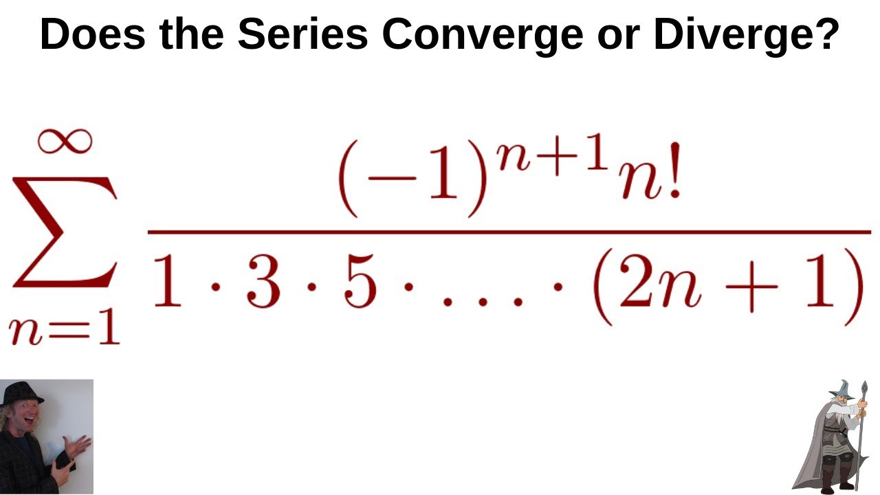 Infinite Series Sum 1 N 1 N 1 3 5 2n 1 Convergence Using The Ratio Test Youtube