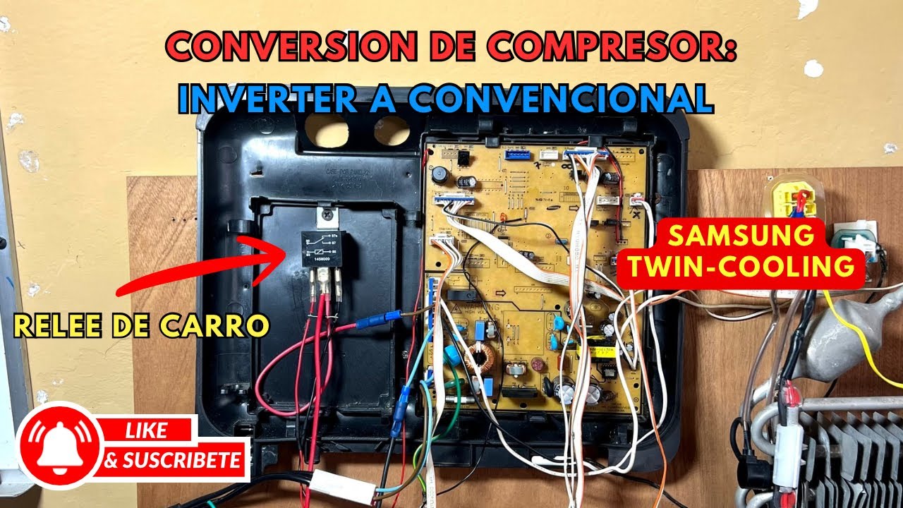 ¡Cambio de compresor INVERTER a CONVENCIONAL! - Samsung TwinCooling