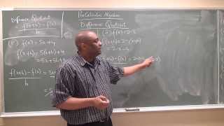Relations and Functions - Part 7: Difference Quotient - Part 1