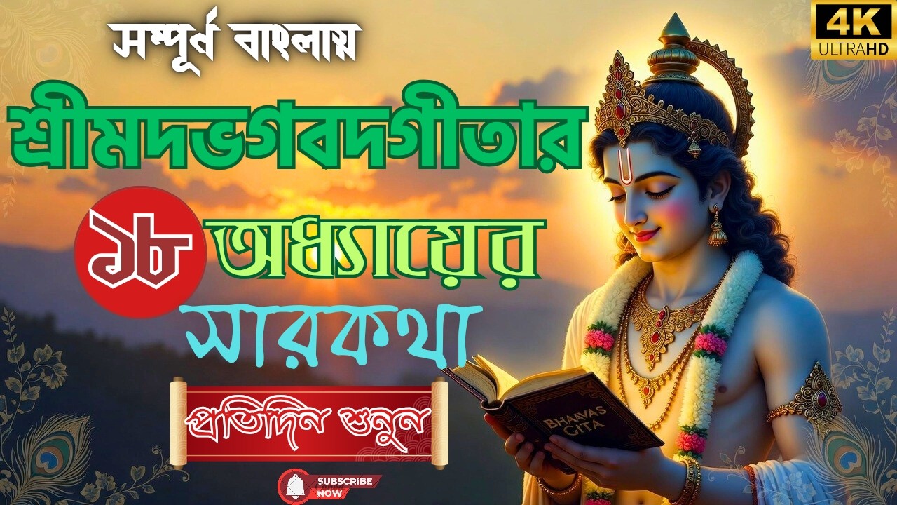 গীতার সম্পূর্ণ সারাংশ সহজ বাংলায় | ১৮ অধ্যায় এক ভিডিওতে @kalar_bashi