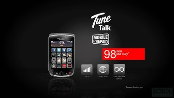 TuneTalk Blackberry 98sen hd