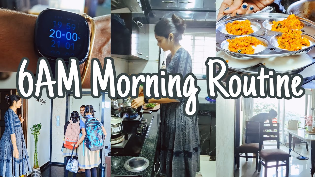 నా 6AM Morning Routine | Maid రాలేదు😩| 20Min Timer Challenge | Stuffed Paneer Idli| అరటికాయ ఆవ Curry
