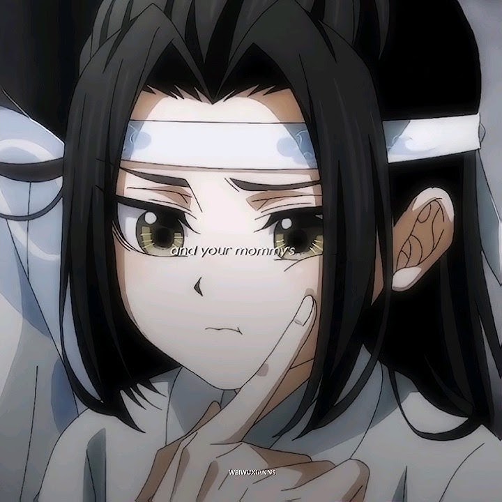 Little Lan Wangji with his mom ✨️🥺🩶 #modaozushi #lanzhan #weiwuxian #wangxian #theuntamed #anime