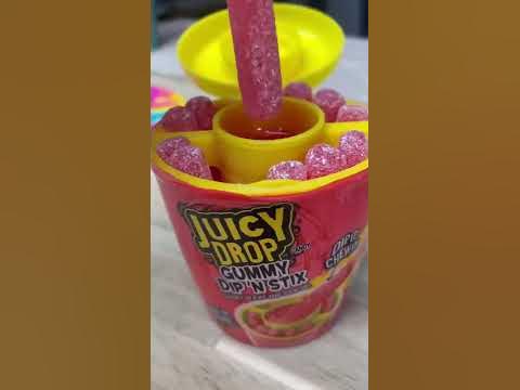 NEW Juicy Drop Gummy Dip ’N Stix #shorts - YouTube