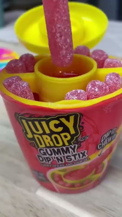 NEW Juicy Drop Gummy Dip ’N Stix #shorts