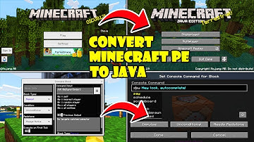 Easy way to convert Minecraft PE into Java edition like Pc | Daosao Gamers
