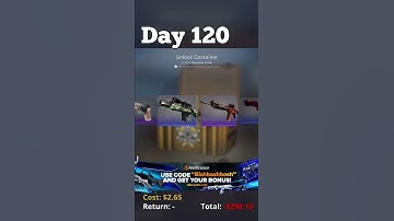 Opening a CSGO Case til a gold appears - DAY 120 #Shorts