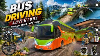 Ultimate Bus Driving Adventure 🚌🔥 | Crazy Offroad Mountain Road & Bridge Challenge! screenshot 4