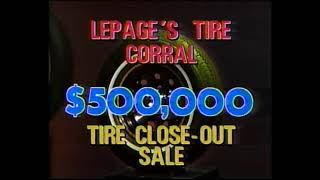 Lepage Tire Corral Regina - 1985 SK commercial