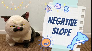 Finding Negative Slope