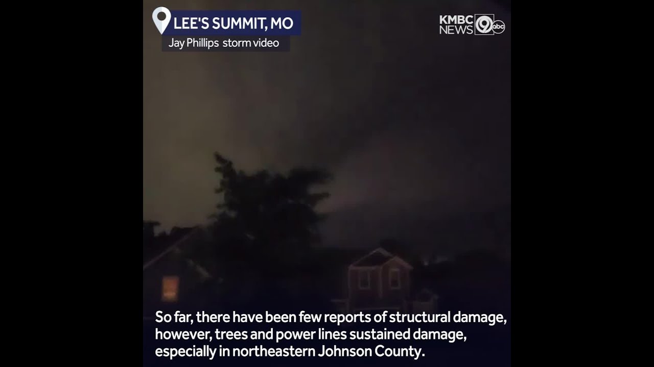 Lee's Summit storm video captures tornado near KC - YouTube