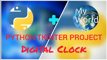 Digital Clock Project | Tkinter Project | Python GUI Project | Python Project