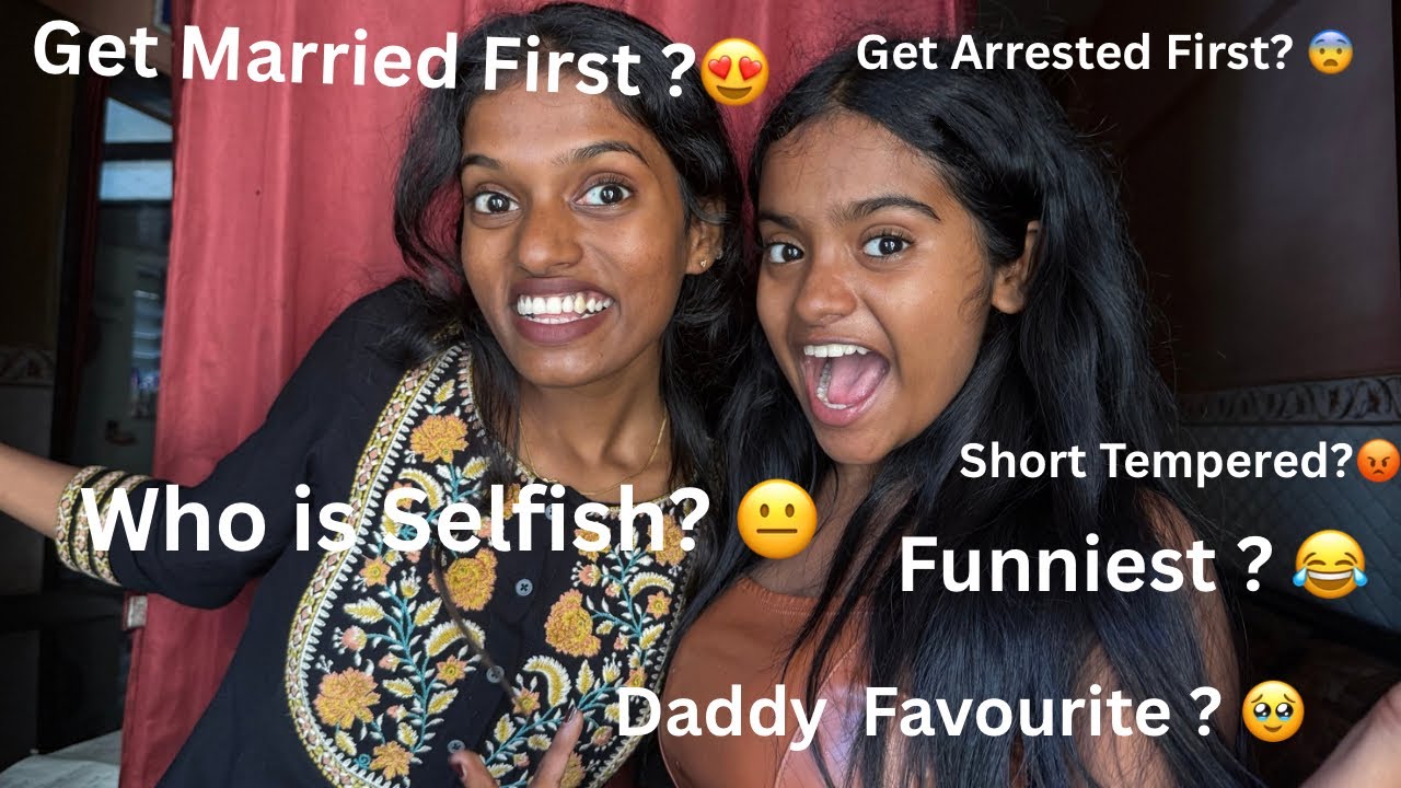 Who is more likely to😝😂 #tulu #sisters #tuluvlogs #mangalore #karnataka #question 