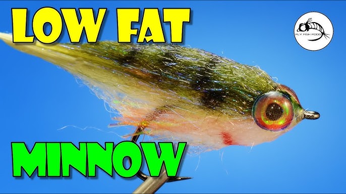 Tying Pearl Alevin Baitfish Minnow Fly Pattern (Lures/Streamers) by BK 