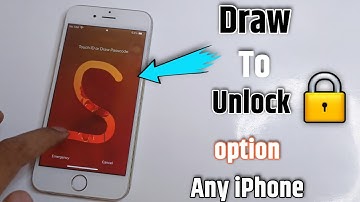 How to enable 😍 Draw to Unlock option in iPhone.