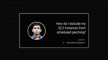 How do I exclude my EC2 Instances from scheduled patching?
