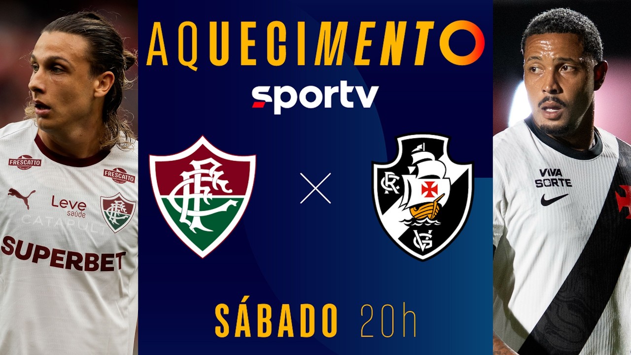 FLUMINENSE X VASCO | AQUECIMENTO AO VIVO | BRASILEIRÃO 2026 | #live | sportv