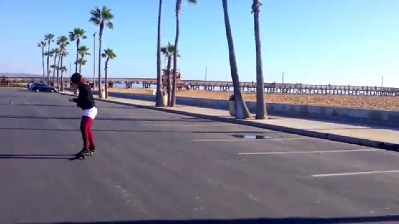 Riding a ripstick for 2nd time!!! - YouTube