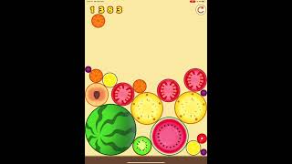 Fruit merge best score 2616 screenshot 2