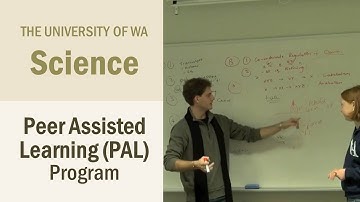 UWA Peer Assisted Learning (PAL) program - Faculty of Science