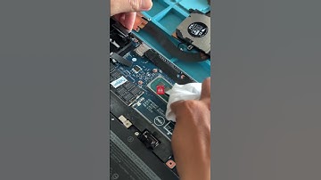 Vệ sinh tra keo tản nhiệt mới thôi #minhtiencomputer #vesinhlaptop