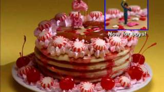 Dennys Commercial  Syrup On Pancakes pink Pancakes For Little Girls