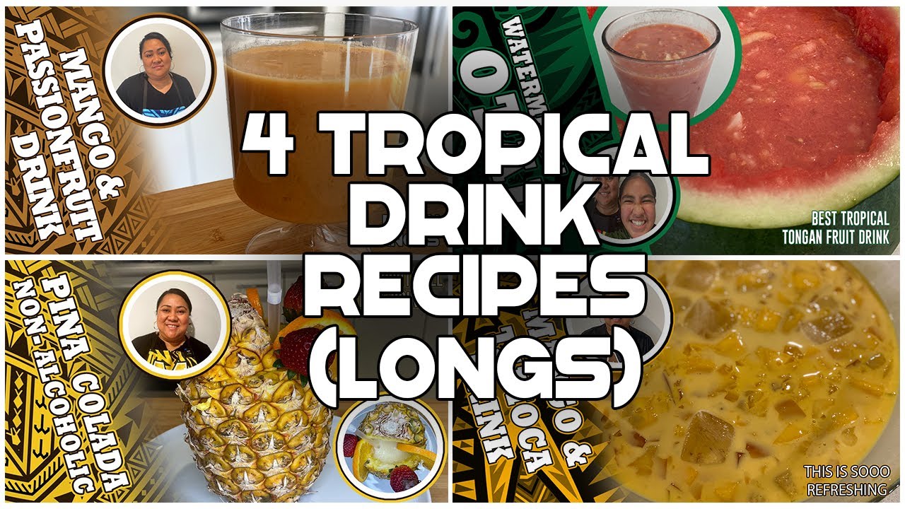 "4 Tropical Drink Recipes to Transport You to Paradise in Seconds ...