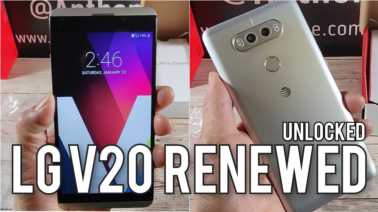 Update LG V20 Renewed Unboxing 'My Back-up Content Creator Smartphone'